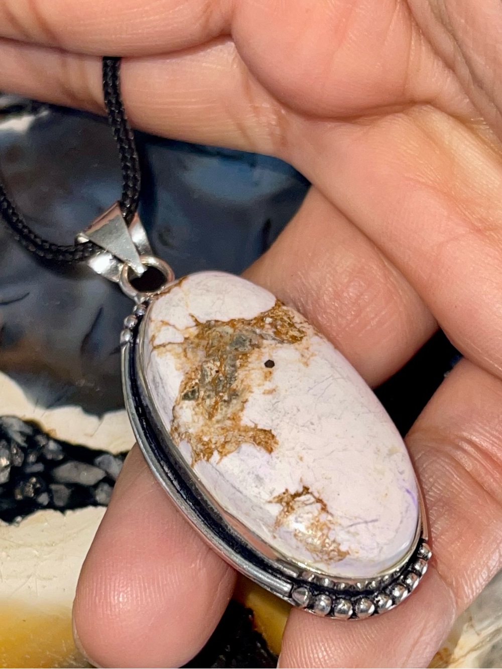 Petite Wild Horse Jasper Pendant 2 1/4”